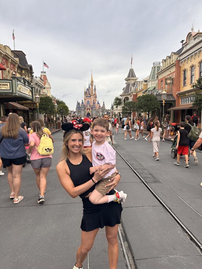 Ali and Henry at Disney World